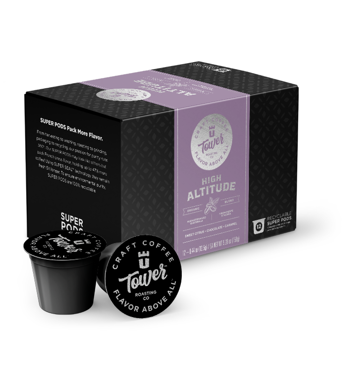 High Altitude Blend Coffee Pods by Tower Roasting Co
