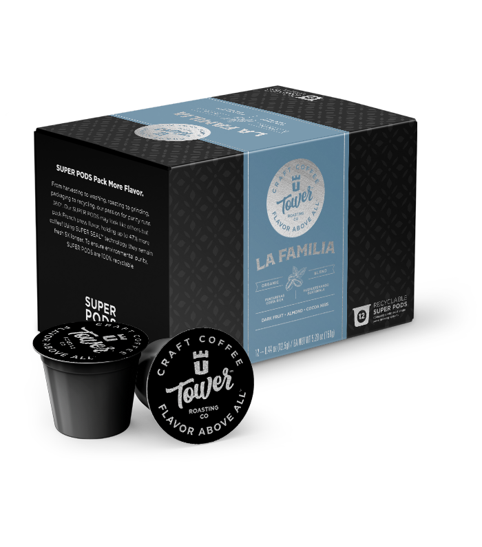 La Familia Blend Coffee Pods by Tower Roasting Co