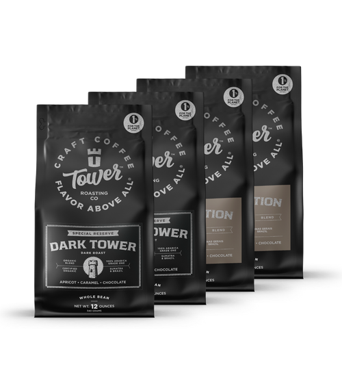 12oz - Dark Tower, Revolution, Dark Roast Bundle Coffee Tower Roasting Co.