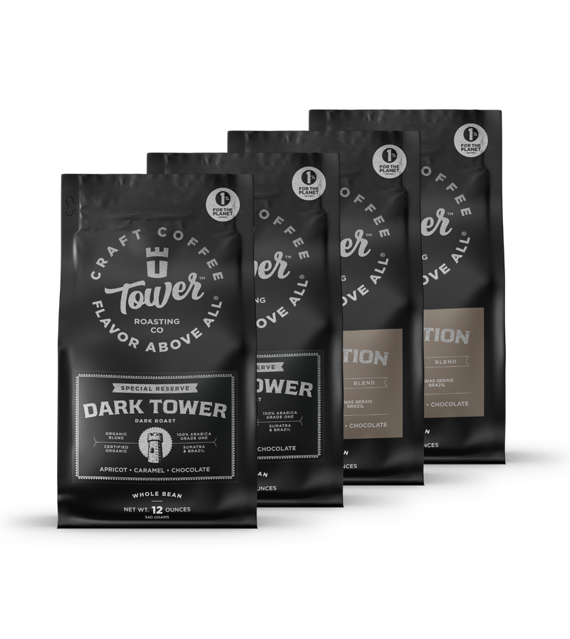 12oz - Dark Tower, Revolution, Dark Roast Bundle Coffee Tower Roasting Co.