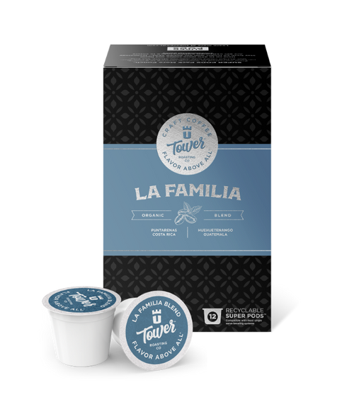 La Familia Blend K-Cup SuperPods by Tower Roasting Co.