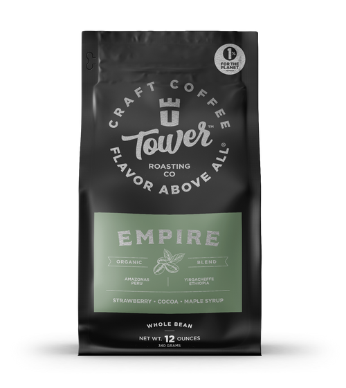 Empire Blend Whole Bean Coffee by Tower Roasting Co