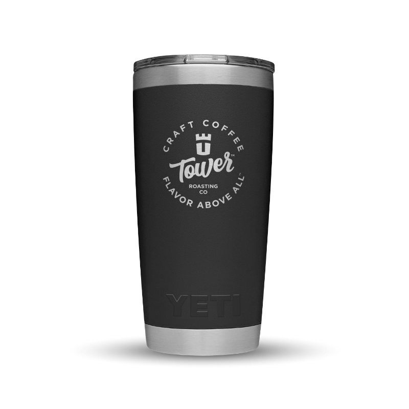 Yeti Rambler 20oz Tumbler Black - Set of 2 - New - Free
