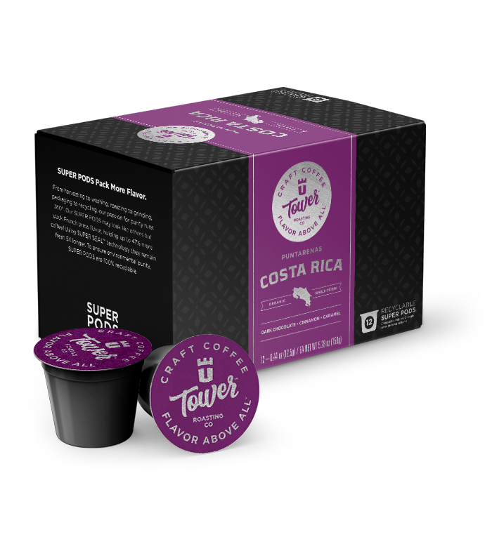 Costa Rica Single Origin Coffee Pods
