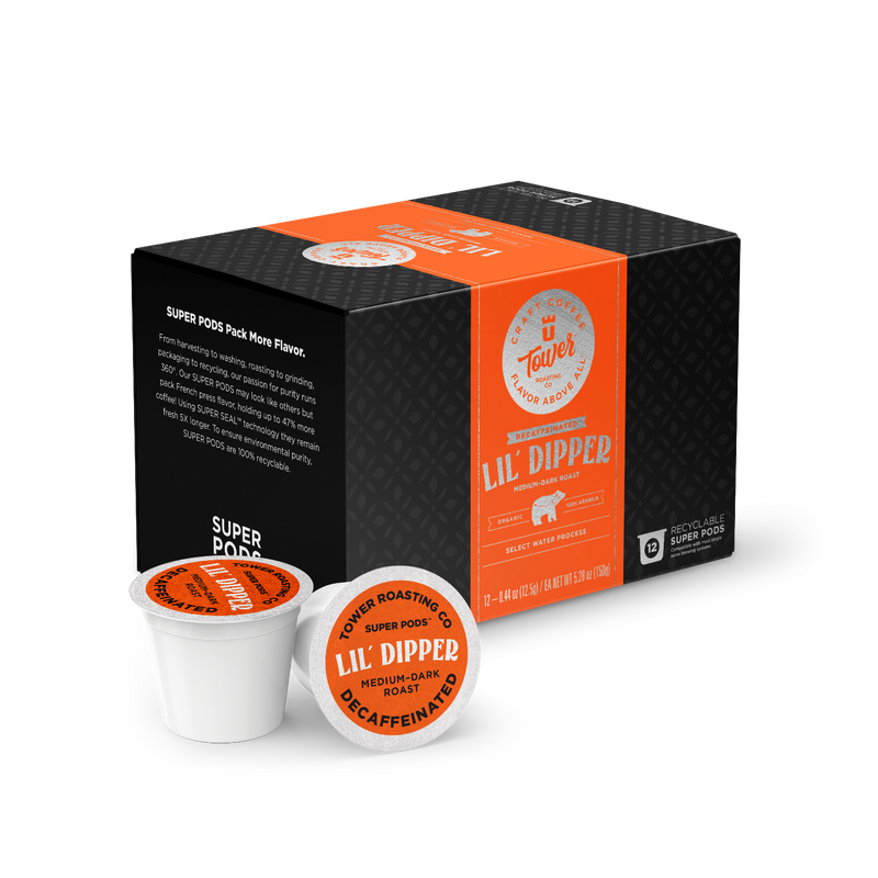 Lil' Dipper Decaf K-Cup SuperPods by Tower Roasting Co.